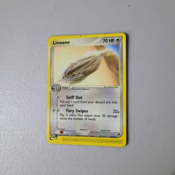 Classic EX Sandstorm Linoone 44/100 Uncommon Pokemon Card - Picture 1 of 2
